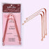 HealthAndYoga™ qSwipe Lite Copper Tongue Cleaners (Pack of 3) – Prevents Bad breath, Improves taste- Flexible, Curved ends provide good grip – Com...