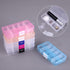 Clear Plastic Storage Box 10 Compartment with Sealing Lid Container for Case for Small Jewelry for Pill multi compartment storage box small...