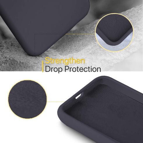 for Samsung Galaxy A20/A30 Slim Gel Case - Full Body Protection, Shockproof, Drop Protection (Black)...