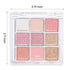 9Colors Rose Gold Dark Brown Colorful Eyeshadow Palette Makeup,Matte Shimmer Korean Natural Neutral Smokey Eye Eyeshadow palettes Highly Pigmented...