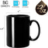 harebe 22 OZ Extra Large Coffee Mug, Smooth Ceramic Boss Giant Tea Cup Big Capacity and Handle for Dad Men, Black...