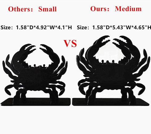 Crab Design Napkin Holder for Table, Modern Metal Iron Dispenser Organizer fit Tissue Paper Mail Bills, Tabletop Napkin Holder Stand for Home Kitc...