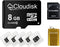 Pack of 5 Micro SD Card 8GB Flash Memory Card Micro SDHC C10 A1 U1 with SD Adapter, Card Reader (8 GB)...