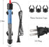 Hitop 25W/50W/100W/300W Adjustable Aquarium Heater, Submersible Glass Water Heater for 5 – 70 Gallon Fish Tank (50W)...