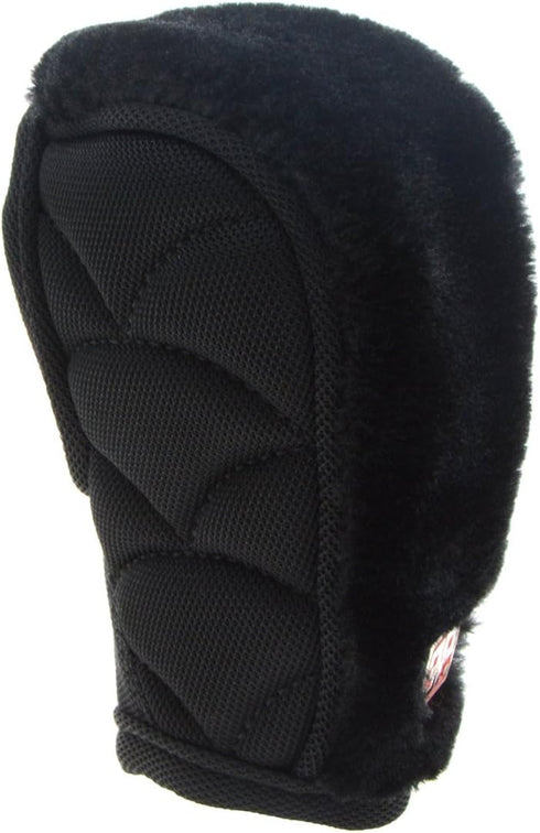 Anti Slip Black Flannel Closure Cover Gear Stick Shift Knob Cover Sleeve...