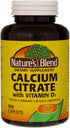 Nature's Blend Calcium Citrate with D3 100 Cplts...