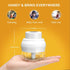 Electric Garlic Chopper Mini, Garlic Masher Crusher Mincer, Mini Food Processor Small with Garlic Peeler And Spoon, 100ML/3.3FL OZ, White...