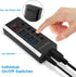 Powered USB Hub, RSHTECH USB 3 Hub with 4 USB 3.0 Data Ports + 1 USB Fast Charging Port, USB Splitter with 24W(12V/2A) Power Adapter and Individua...