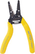 IDEAL Electrical 45-615 Reflex Super T Stripper - 8-18 AWG Solid, Yellow, Wire Stripper, Plier Nose, Slide Lock, Textured Grips...