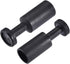 uxcell Push to Connect Fittings, Cap Style Pneumatic Blanking Plugs, Fit for 16mm Inner Dia. Air Hose Tube Pipe, Plastic, Black, Pack of 15...