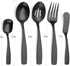Matte Black Serving Utensils Set Hostess Set Buffet Serving Set 5 Pieces, Stainless Steel, Dishwasher Safe...
