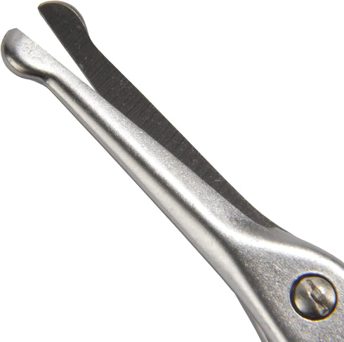 JubileeYarn Rounded Embroidery Craft Stainless Steel Stork Scissors - Small White - 1 Pair...