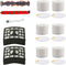 Soft Bristle Brushroll Roller Hepa Foam Filter Replacement Parts for Shark NV800 NV800W NV801 NV801Q NV803 UV810 Vacuum...