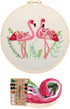 YANCAIYUNL Embroidery Kit for Beginners Flamingo Cross Stitch Embroidery Starter Kit DIY Handmade Needlework for Adults Beginner Tool Kit...