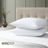 Micropuff Standard Size Pillow Cases Open Enclosure - 2 Pack - Soft and Breathable Hypoallergenic Pillow Cover. Pillowcase Protects Against Stains...