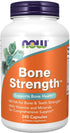 NOW Supplements, Bone Strength™ with Microcrystalline Hydroxyapatite (MCHA), Magnesium and Vitamins C,D and K, 240 Capsules...