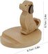 Wooden Cell Phone Holder, Wooden Smartphone Desk Holder with Anti-Slip Base for All Mobile Phones (Dog)......