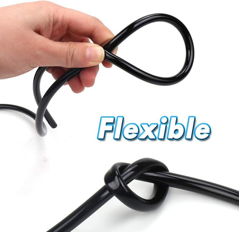 Garden Irrigation Tubing,1/4" Blank Distribution Tubing 50ft Flexible Tubing,Watering Drip Automatic Irrigation Equipment Set for Garden Greenhous...
