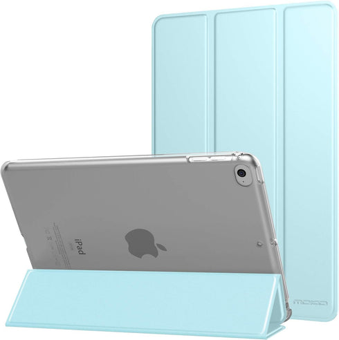 MoKo Case Fit New iPad Mini 5 2019/Mini 4 2015 (5th/4th Generation 7.9 inch), Slim Lightweight Smart Shell Stand Cover with Translucent Frosted Ba...