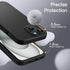 JETech Silicone Case for iPhone 15 Plus 6.7-Inch, Silky-Soft Touch Full-Body Protective Phone Case, Shockproof Cover (Black)...
