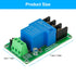 4Pack 30A 1 Channel Relay Module High Low Level Trigger with Optocoupler Isolation Load DC 30V AC 250V 30A for PLC Automation Equipment Control In...