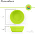 Re-Play 12 Oz. Toddler Bowls for Snack and Everyday Dining - Dishwasher and Microwave Safe - Made in USA - Set of 3-5.75" x 5.75" x 2" - Aqua Asst...