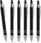 Cobee® Stylus Tip Ballpoint Pens, 6 Pieces 1.0mm Retractable Ball Point Pen Medium Point Smooth Writing Pen Black Ink Metal Pen Stylus Nice Pen fo...