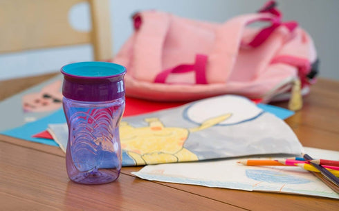 Wow Cup for Kids 360 Drinking Cup,10 oz. /296 ml (Purple)...