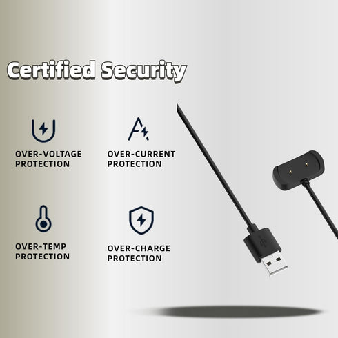 Charger for Amazfit Active A2211/T-Rex pro A2011/Pop pro/Pop,Compatible with Amazfit Active Edge A2212/Active,USB A Charging Cable Dock Cord 3.3ft...