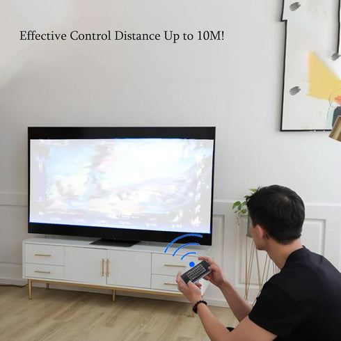 MX3 Air Mouse Voice Remote Control, 2.4G Multifunctional Mini Wireless Keyboard Air Mouse Remote for Android Smart TV Box, 3-Gyro&Gsensor, Project...