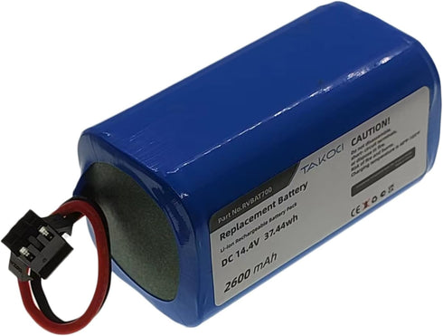 Replacement Shark RVBAT700 Battery for Shark ION Robot RV720,RV750, RV700,RV755 Vacuum Cleaners (Attention: 3-Prongs Connector)...