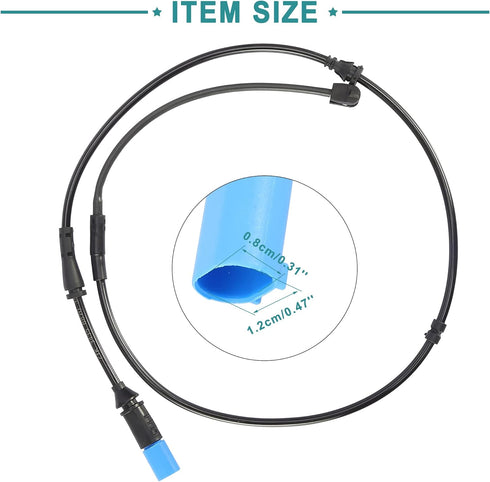 ACROPIX Front Car Brake Pad Wear Sensor Fit for BMW X3 - Pack of 1 Black...