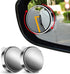 Car Blind Spot Mirror, 2 inch Reusable Round HD Glass Convex 360° Wide Angle Side Rear View Side Mirror with Sucker for Cars SUV and Trucks,Silver...