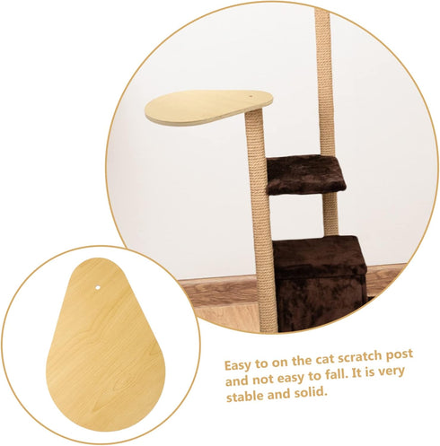 Wall Cat Climbing Frame Accessories Climbing Board Kitten Accessory Pet Accessories DIY Cat Shelf Sturdy Cat Board Cat Accessories Scraper Solid W...