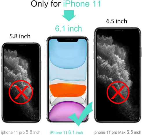 for iPhone 11 Waterproof Case 6.1 Screen Protector Underwater Shockproof Full-Body Dustproof Rugged Case for Aplle iPhone 11 (Cyan Green)...