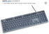 Keyboard Cover Skin for Logitech K845 Mechanical Illuminated Keyboard, Logitech K845 Keyboard Protector Accessories,Ultra Thin Desktop PC Silicone...