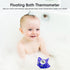 b&h Baby Bath & Room Temperature Thermometer - Digital Infant Bathtub Thermometer, Safe Toddlers Tub Time Floating Toy - Manta Ray...