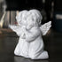 Cherubs Angels Resin Garden Statue Figurine , Adorable Angel Sculpture Memorial Statue, Indoor Outdoor Home Garden Decoration (Kiss Cherub-Right)...