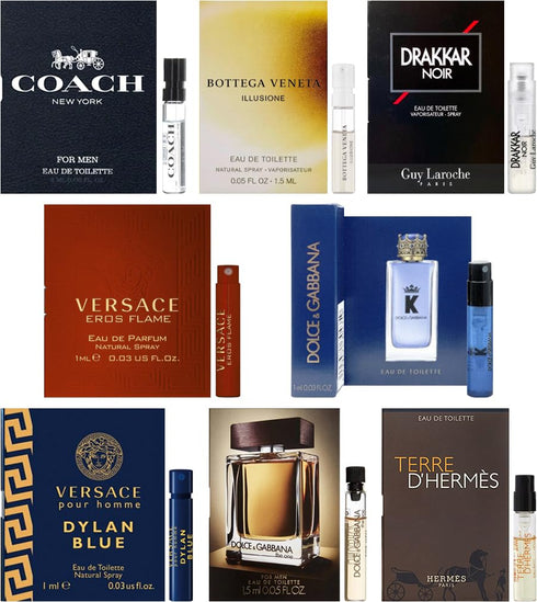 Men's Designer Fragrance Sampler (8 count)...