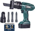 Toy Tool Set Outside Construction Play Tools, Power Saw, Electric Drill include 3 Interchangeable Drill Bits with Light, Sound,Kids Pretend Play D...