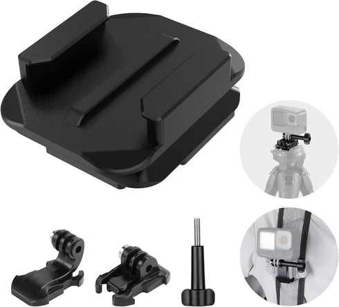 Neewer Backpack Strap Mount Adapter Kit Compatible with Peak Design Capture Clip V3 GoPro Insta360 AKASO DJI Osmo Action Camera Cage, Quick Releas...