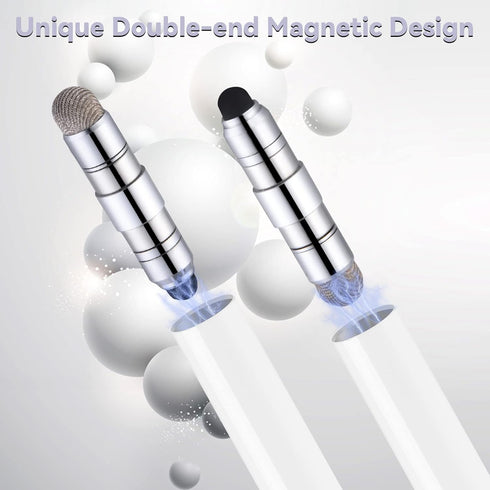 Stylus Pen for iPad, Honiha 3 in 1 Magnetic Stylus Pencil High Sensitivity Disc & Fiber & Rubber Tip Touch Screen Pen Universal Stylus for iPad iP...