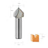 V Groove Router Bit 90 Degree Double Flute Chamfer and Bevel Bit Carbide Tipped Woodworking Tool Engraving Router Bit 7/8" Dia x 1/2 Inch Shank...
