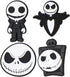 VZDIOR Pack of Skull Shoe Charms Halloween Horror Shoes Decoration Charms for Party Favor...