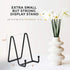 TR-LIFE Plate Stands for Display - 4.5 Inch Plate Holder Display Stand + Metal Frame Holder Stand for Picture, Decorative Plate, Book, Photo Easel...