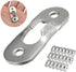 20 Pcs Keyhole Hangers Metal Fasteners for Picture Frames Mirrors Cabinet,Metal Keyhole Hanger Hanging Fasteners Hardware Flush Wall with Keyhole,...