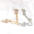 2 Pack Men's Music Note Mark Brooch Lapel Pin Badge Hanging Chains Collar Brooches Pin for Career Suit Tuxedo of Shirts Tie Hat Scarf for Boyfrien...