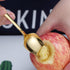 Gold Grapefruit Spoons 3 Pieces Set, 2 Stainless Steel Grapefruit Spoon And 1 Grapefruit knife With Titanium Plating, Grapefruit Utensil Set, Serr...