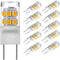 G8 LED Bulb 3W Equivalent to G8 Halogen Bulb 20W-25W, T4 JCD Type Bi-Pin G8 Base, AC 120V G8 Bulb Warm White 3000K for Under Cabinet Light, Under ...