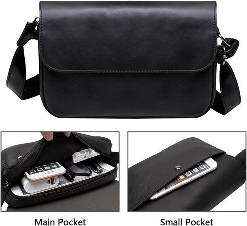 Crossbody bags for Women, Small Crossbody Purse Shoulder Bag, Leather Crossbody Shoulder Handbag, Small Crossbody Bag, Fashion Shoulder Purse with...